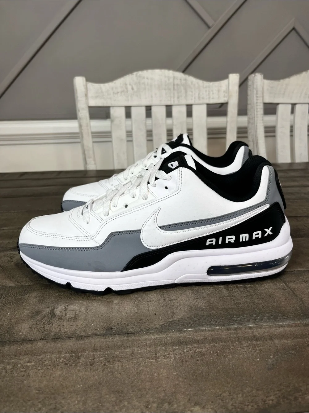 Nike Air Max LTD 3 Men Sneaker Shoe White Black Cool Grey Size 11.5